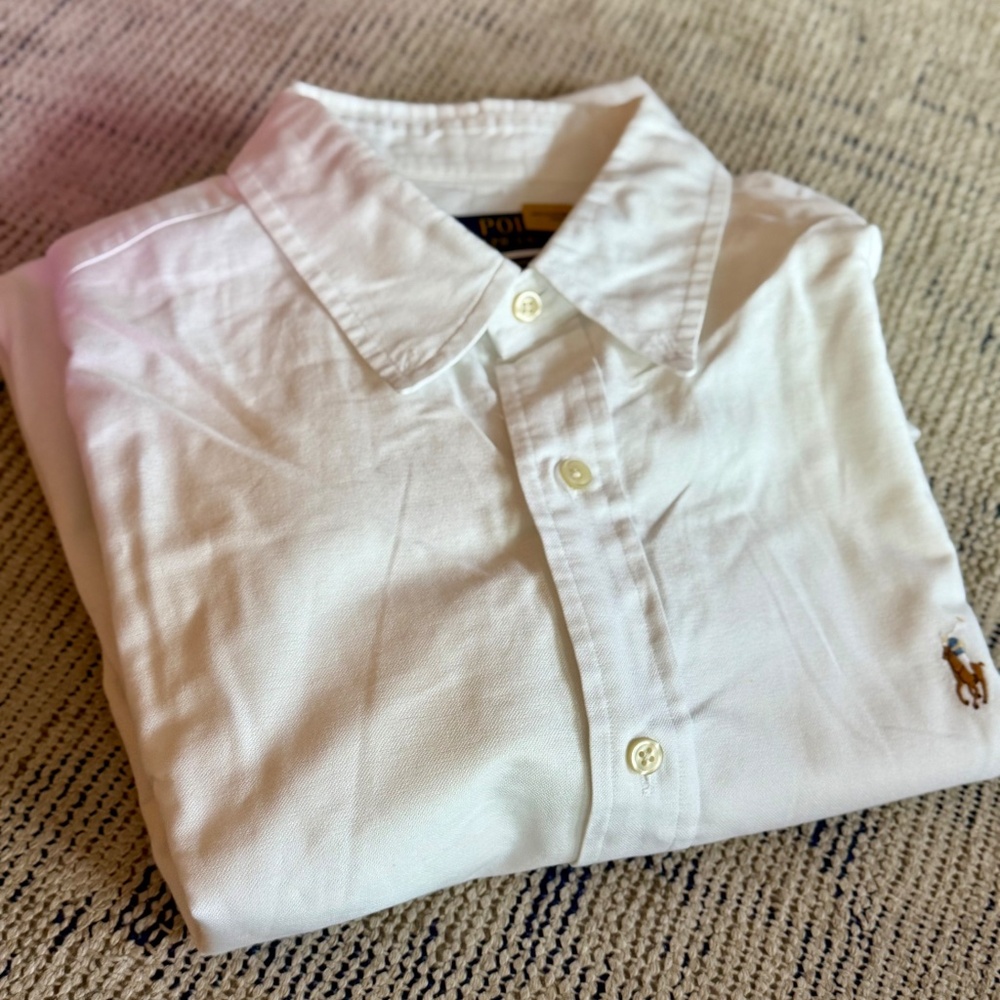 COPY - Polo by Ralph Lauren White Oxford Dress Shirt, XL
